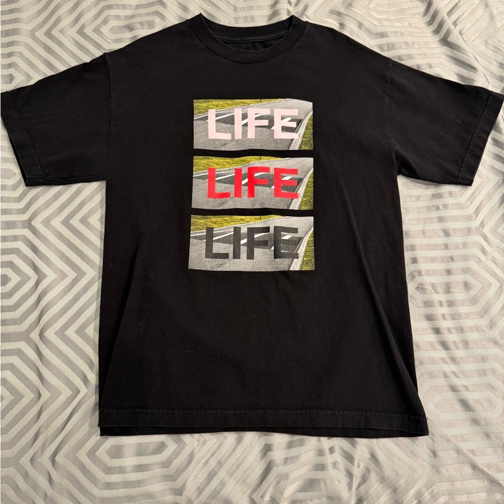 Anti Social Social Club Black and Red Short Sleeve Tee
